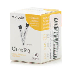 Microlife GlucoTeq Ταινίες Μέτρησης Σακχάρου 50τμχ