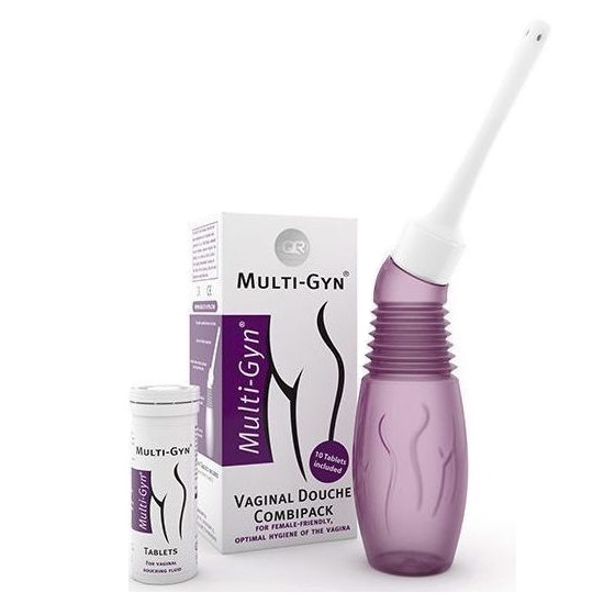 Multi-Gyn Vaginal Douche Combipack Πουάρ Ενδοκολπικών Πλύσεων με 10 δισκία
