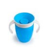Munchkin Miracle 360° Cup Κύπελλο Εκπαιδευτικό με Λαβές (6m+) 207ml – Μπλε