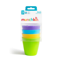 Munchkin Modern Multi Cups Χρωματιστά Πλαστικά Ποτηράκια (18m+) 4τμχ