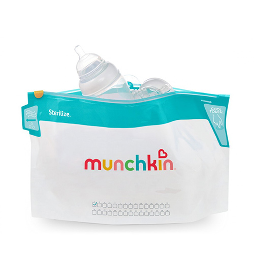 Munchkin Microwave Steriliser Bags Σακουλάκια Αποστείρωσης για Φούρνο Μικροκυμάτων 6τμχ