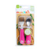 Munchkin Raise Toddler Fork & Spoon Σετ Κουταλοπίρουνο 12m+, 2τμχ – Ροζ