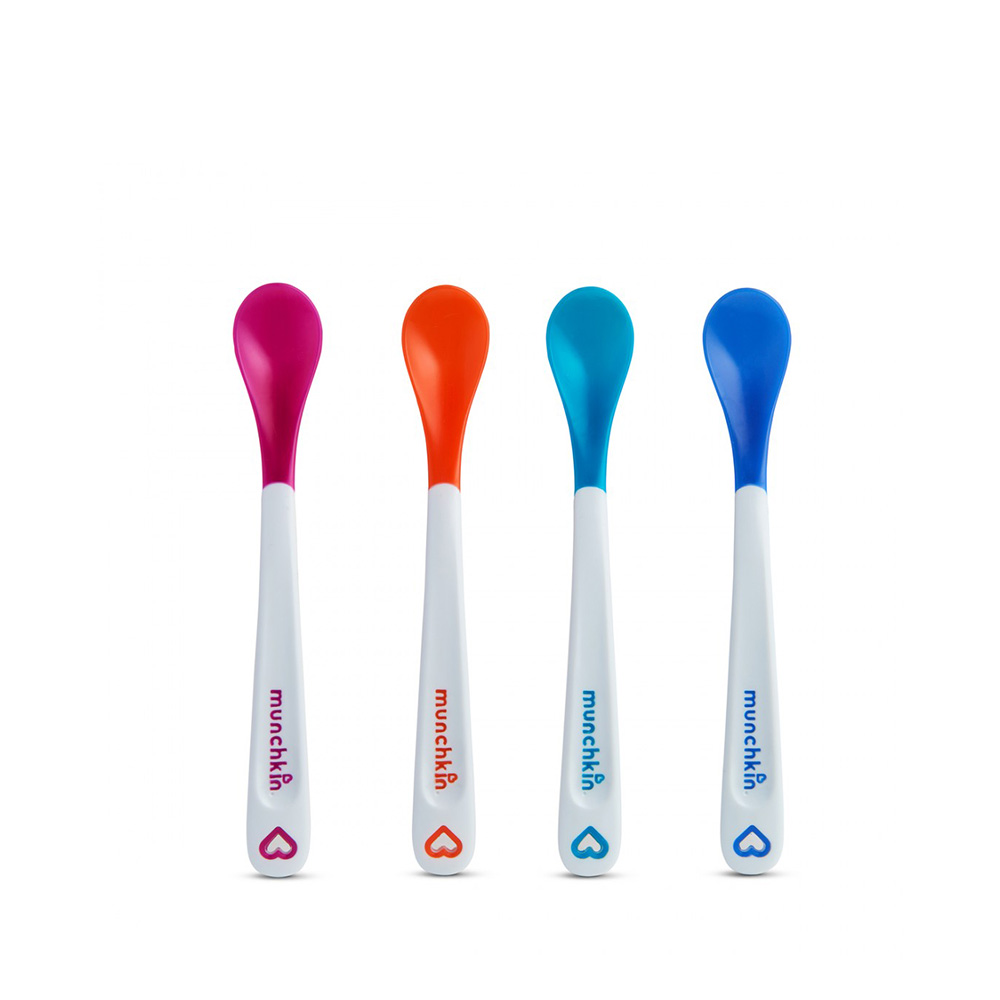 Munchkin White Hot Safety Spoons Σετ Κουτάλια με Ένδειξη Θερμότητας (3m+) 4τμχ