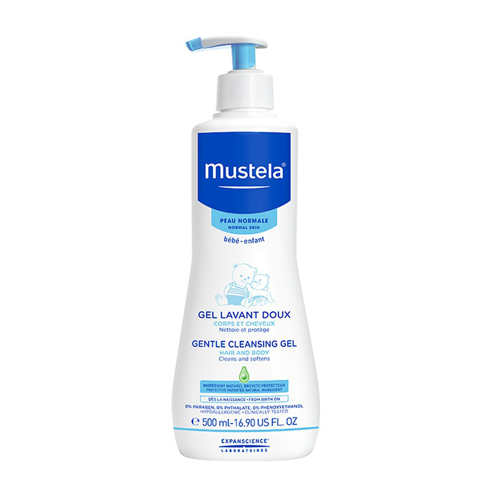 Mustela Gel Lavant Doux Απαλό Τζελ Καθαρισμού για Μαλλιά & Σώμα 500ml
