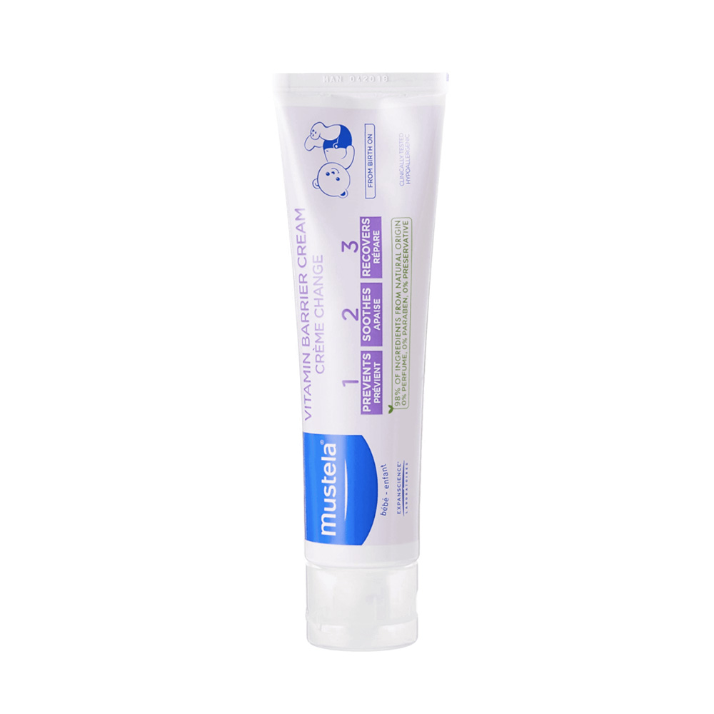 Mustela Vitamin Barrier Cream 123 Κρέμα Αλλαγής Πάνας 100ml