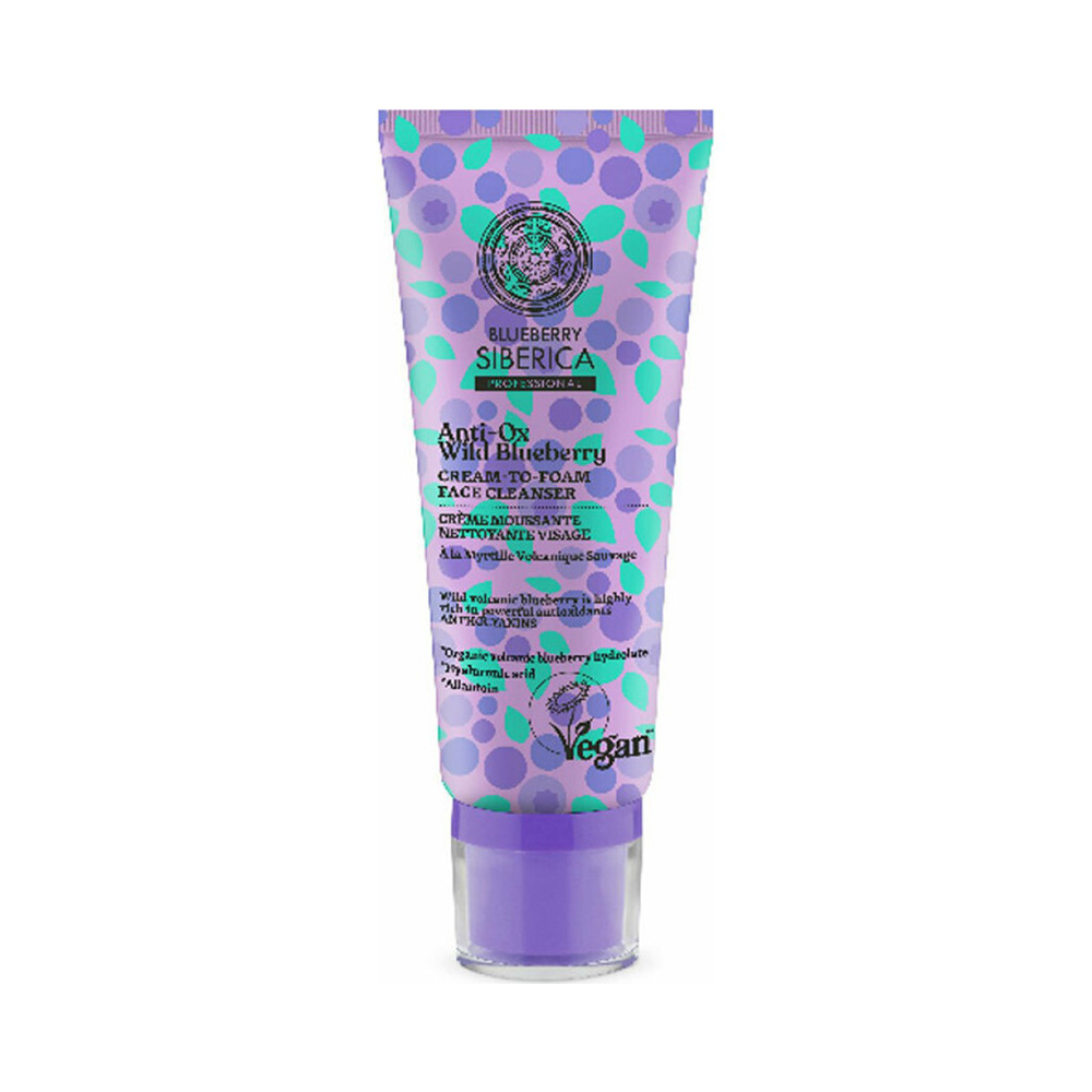 Natura Siberica Αφρός Καθαρισμού Anti Ox Wild Blueberry 100ml