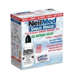 NeilMed Sinus Rinse Σύστημα Ρινικών Πλύσεων για Ενήλικες Συσκευή + 60 Φακελάκια