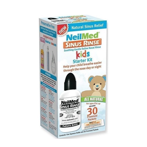 NeilMed Sinus Rinse Pediatric Σύστημα Ρινικών Πλύσεων για Παιδιά Συσκευή + 30 Φακελάκια