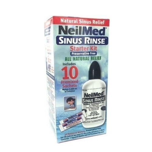 NeilMed Sinus Rinse Starter Kit Συσκευή + 10 Φακελάκια