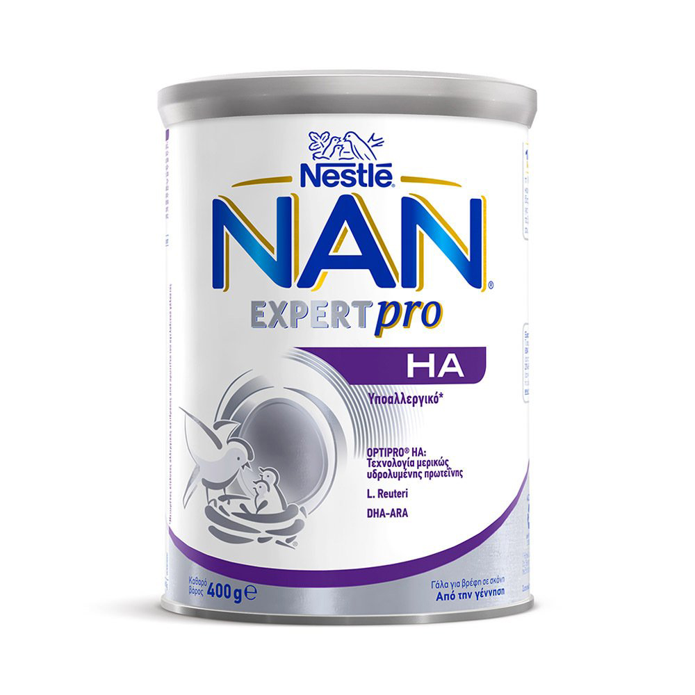 Nestle Nan Expert Pro HA Υποαλλεργικό Γάλα σε Σκόνη από τη Γέννηση 400g