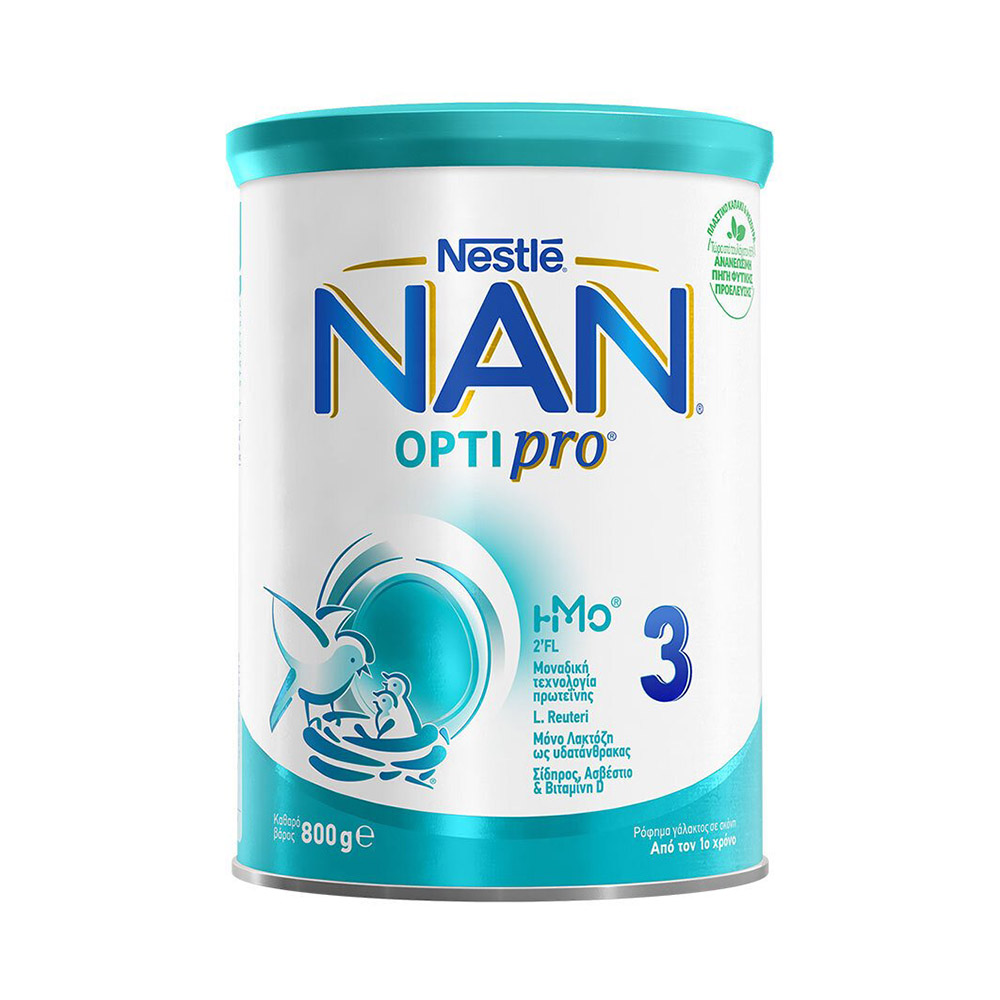 Nestle Nan Optipro 3 Ρόφημα Γάλακτος σε Σκόνη από τον 1ο Χρόνο 800g
