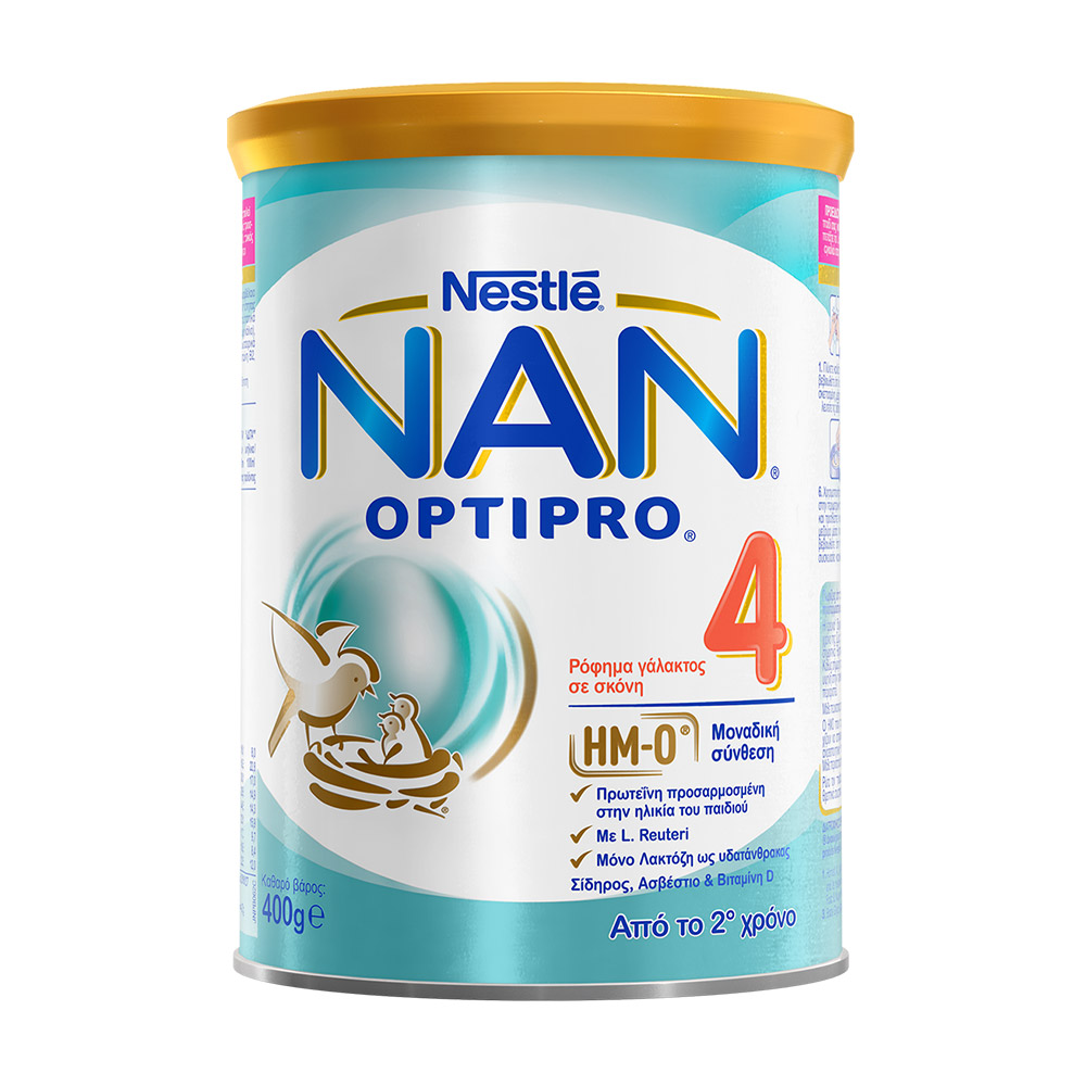 Nestle Nan Optipro 4 Γάλα σε Σκόνη από το 2ο Χρόνο Ζωής 400g