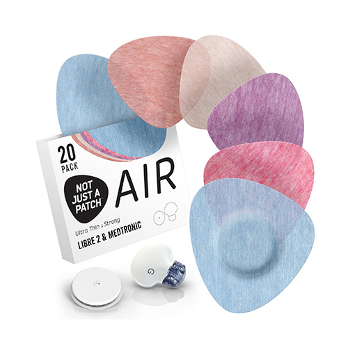 Not Just a Patch Air Αδιάβροχο Αυτοκόλλητο για Αισθητήρες Freestyle Libre 2 Plus, Medtronic Guardian, Dexcom G7, Sibionics GS1 & Medtrum TouchCare Nano 20τμχ – Διάφορα Χρώματα
