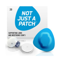 Not Just a Patch Original Αδιάβροχο Αυτοκόλλητο για Αισθητήρες Freestyle Libre 2 Plus, Medtronic Guardian, Sibionics GS1 & Medtrum TouchCare Nano 20τμχ – Μπλε