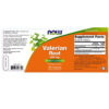 Now Foods Valerian Root 500mg με Ηρεμιστικές και Χαλαρωτικές Ιδιότητες 100veg caps