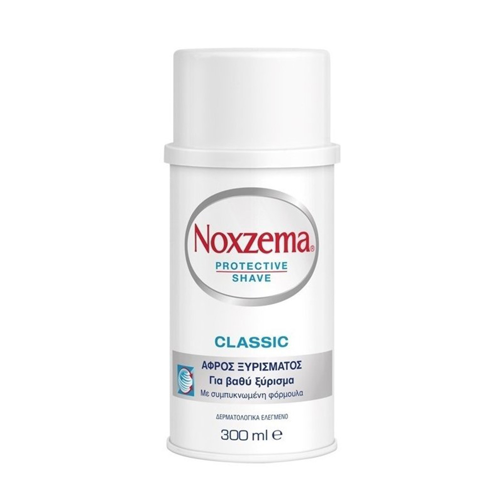 Noxzema Classic Protective Shave Αφρός Ξυρίσματος για Βαθύ Ξύρισμα 300ml