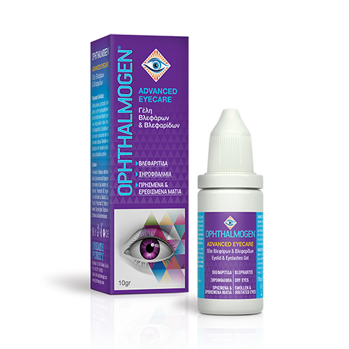 Ophthalmogen Advanced Eyecare Gel Γέλη Βλεφάρων & Βλεφαρίδων 10g