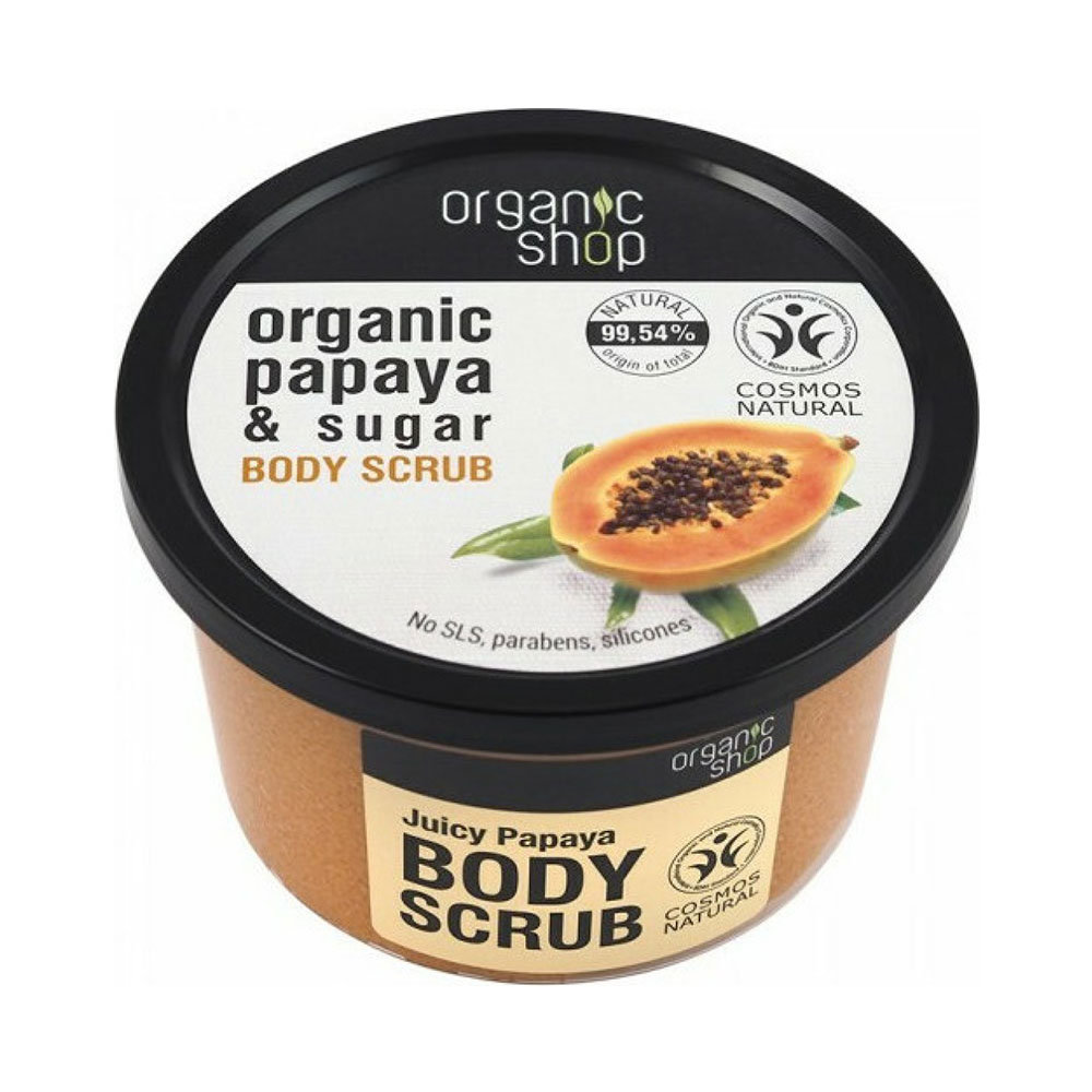 Organic Shop Scrub Σώματος Organic Papaya & Sugar 250ml