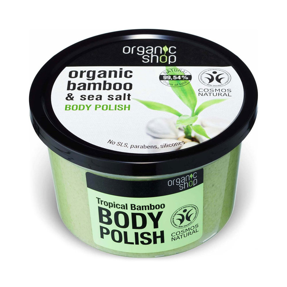 Organic Shop Scrub Σώματος Tropical Bamboo & Sea Salt 250ml