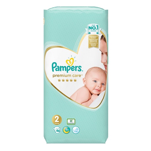 Pampers Premium Care No 2 (4-8Kg) 46τμχ
