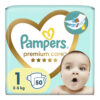 Pampers Premium Care No 1 Πάνες με Αυτοκόλλητο (2-5kg) 50τμχ