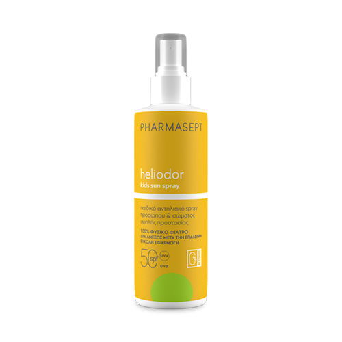 Pharmasept Heliodor Kids Sun Spray Παιδικό Αντηλιακό για Πρόσωπο & Σώμα SPF50 165g