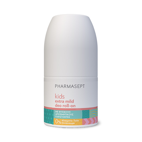 Pharmasept Extra Mild Kids Deo Roll-On Απαλό Αποσμητικό για Παιδιά & Εφήβους 50ml