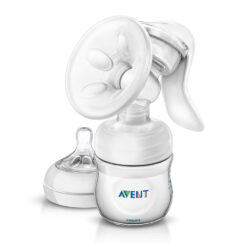 Philips Avent SCF430/20 Χειροκίνητο Θήλαστρο με Μαξιλαράκι Μασάζ και Μπιμπερό