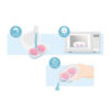 Philips Avent SCF223/04 Ultra Soft Ορθοδοντική Πιπίλα Σιλικόνης 6-18m Ροζ/Σομόν, 2τμχ