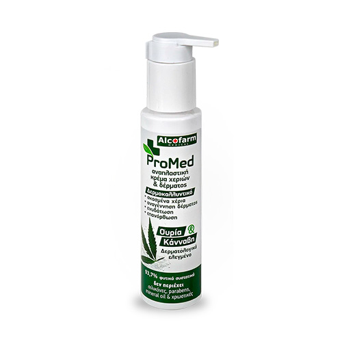 Pro Med Hand Κρέμα Χεριών Ουρία & Κάνναβη 75ml