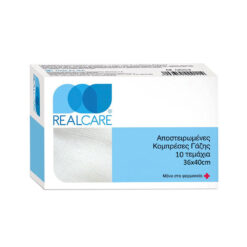 Real Care Αποστειρωμένες Κομπρέσες Γάζης 36x40cm 10τμχ