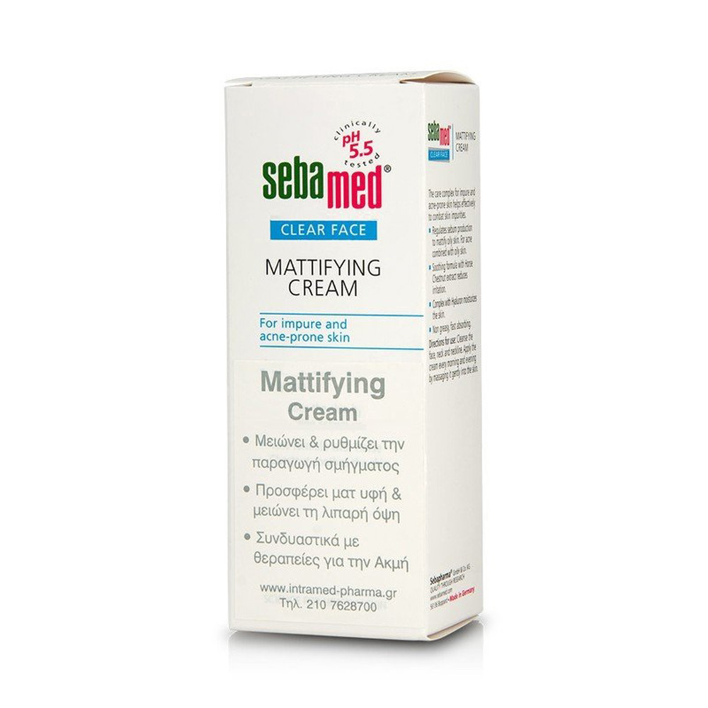 Sebamed Clear Face Mattifying Cream για την Καταπολέμηση της Ακμής 50ml