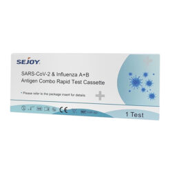 Sejoy Combo Rapid Test Ανίχνευσης Αντιγόνων SARS-CoV-2 & Γρίπης Τύπου A-B 1τμχ