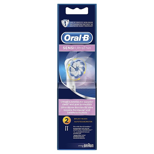 Oral-B Sensi Ultra Thin Ανταλλακτικές Κεφαλές για Ηλεκτρική Οδοντόβουρτσα 2τμχ