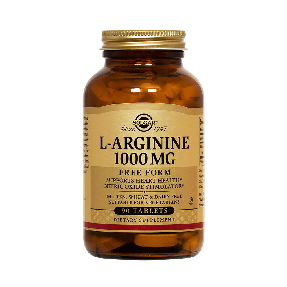 Solgar L-Arginine 1000mg 90 ταμπλέτες