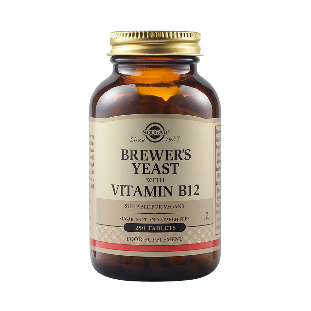 Solgar Brewer’s Yeast with Vitamin B12 250tabs