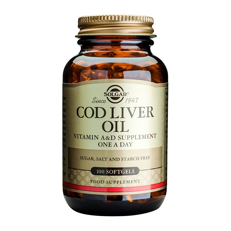 Solgar Cod Liver Oil Μουρουνέλαιο 100soft gels