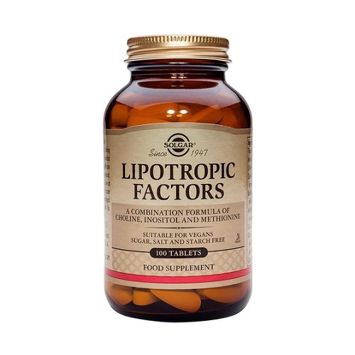 Solgar Lipotropic Factors για τη Διαχείριση του Βάρους, 100tabs
