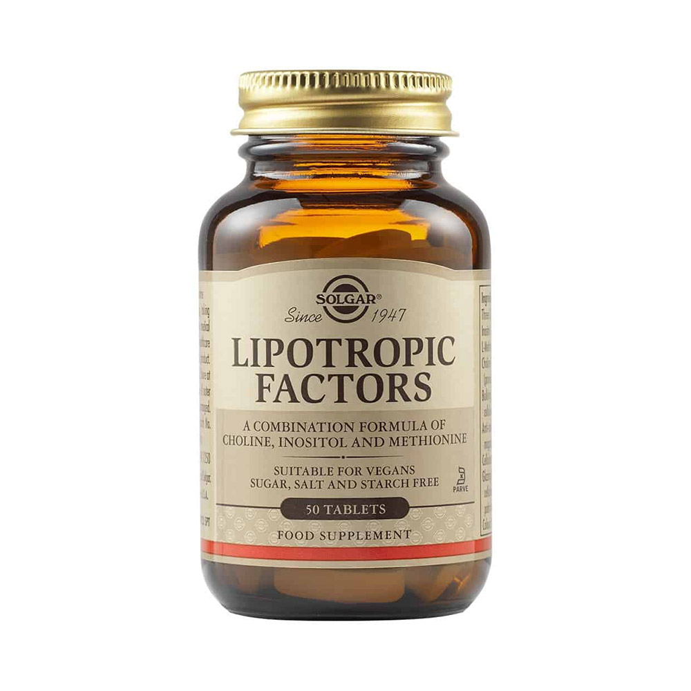 Solgar Lipotropic Factors για τη Διαχείριση του Βάρους 50tabs