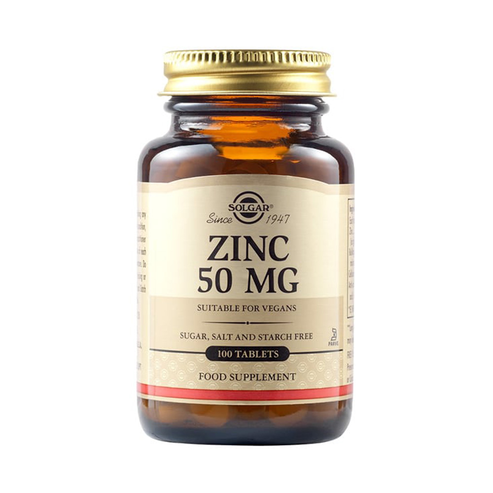 Solgar Zinc Gluconate 50mg Ψευδάργυρος 100tabs