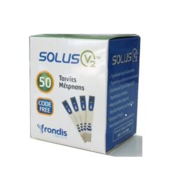Solus V2 Ταινίες Μέτρησης Σακχάρου 50τμχ