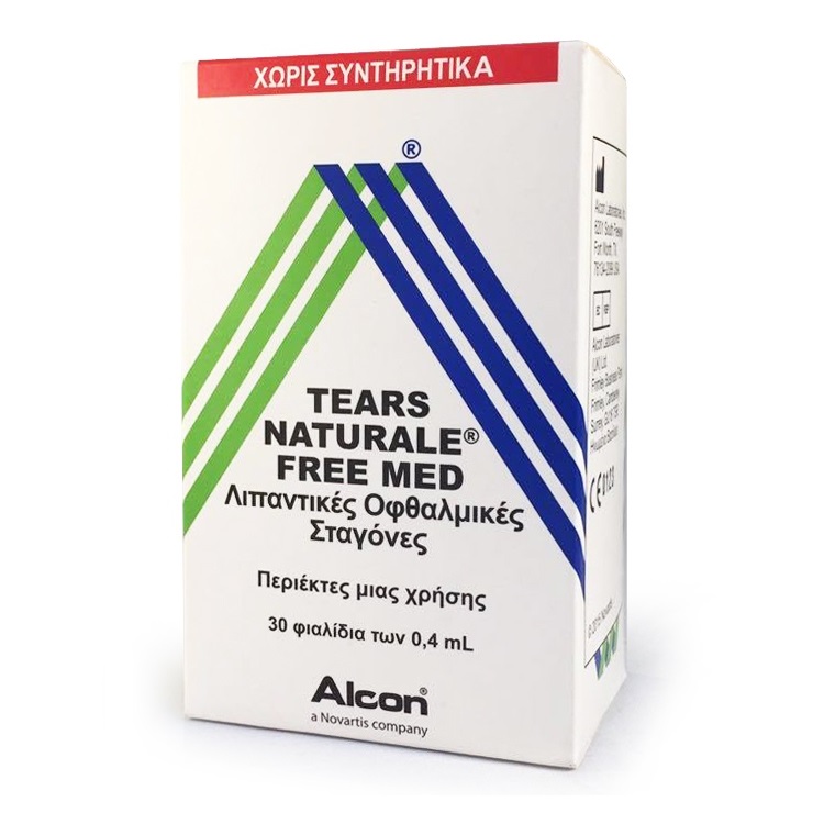 Alcon Tears Naturale Free Med 30 x 0.4ml