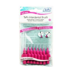 TePe Μεσοδόντια Βουρτσάκια Φούξια 0,4mm (8 Τεμ)