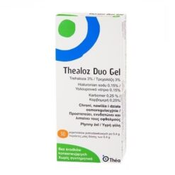 Thea Synapsis Thealoz Duo Gel Οφθαλμικό Λιπαντικό & Αναπλαστικό Τζελ 30 x 0.4gr