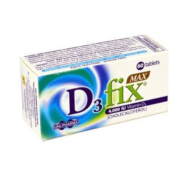 Uni-Pharma D3 Fix Max 4000iu 60 ταμπλέτες