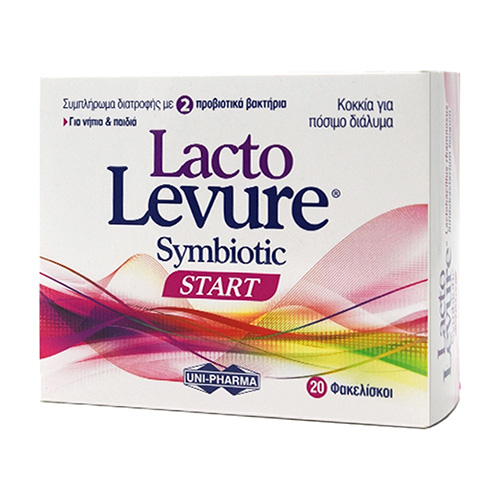 Uni-Pharma Lacto Levure Symbiotic Start Προβιοτικά για Παιδιά 20 φακελίσκοι