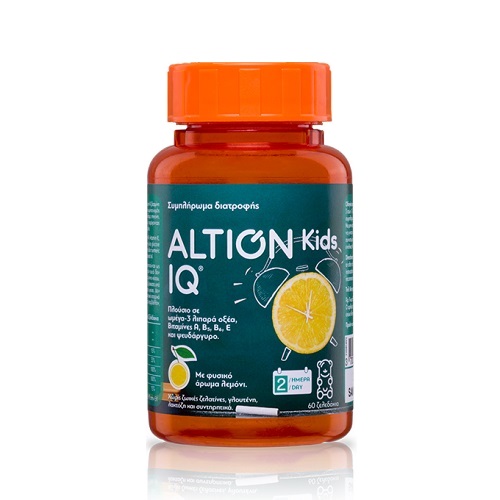 Vian Altion Kids IQ με γεύση λεμόνι, 60 ζελεδάκια