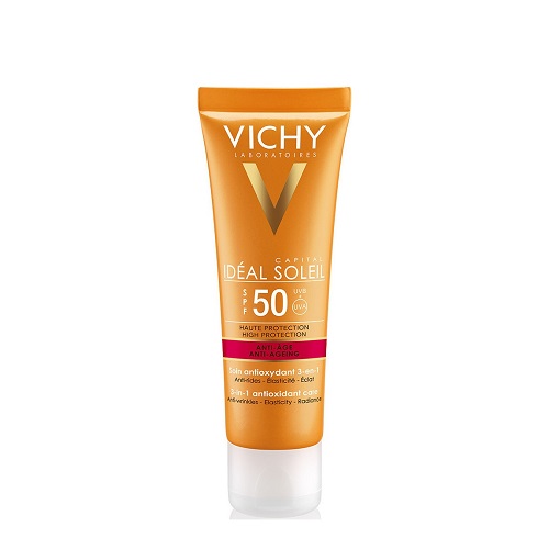 Vichy Ideal Soleil Anti-Age SPF50+ Αντηλιακή Κρέμα Προσώπου με Αντιγηραντική Δράση 50ml