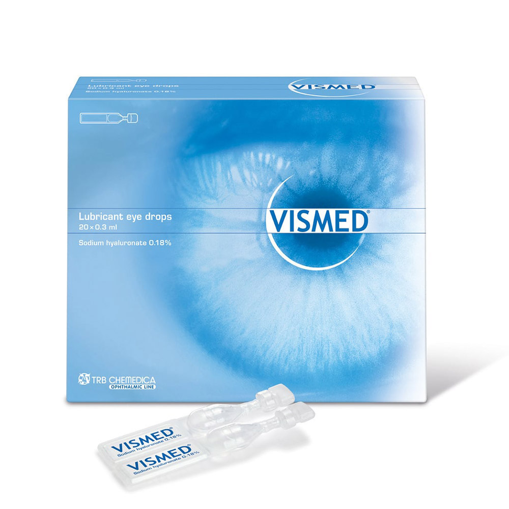 Vismed Eye Drops – Οφθαλμικές Σταγόνες για την Ξηροφθαλμία 20amp x 0.3ml