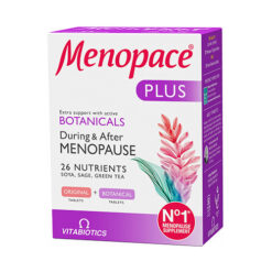 Vitabiotics Menopase Plus During & After Συμπλήρωμα για την Εμμηνόπαυση 56 ταμπλέτες